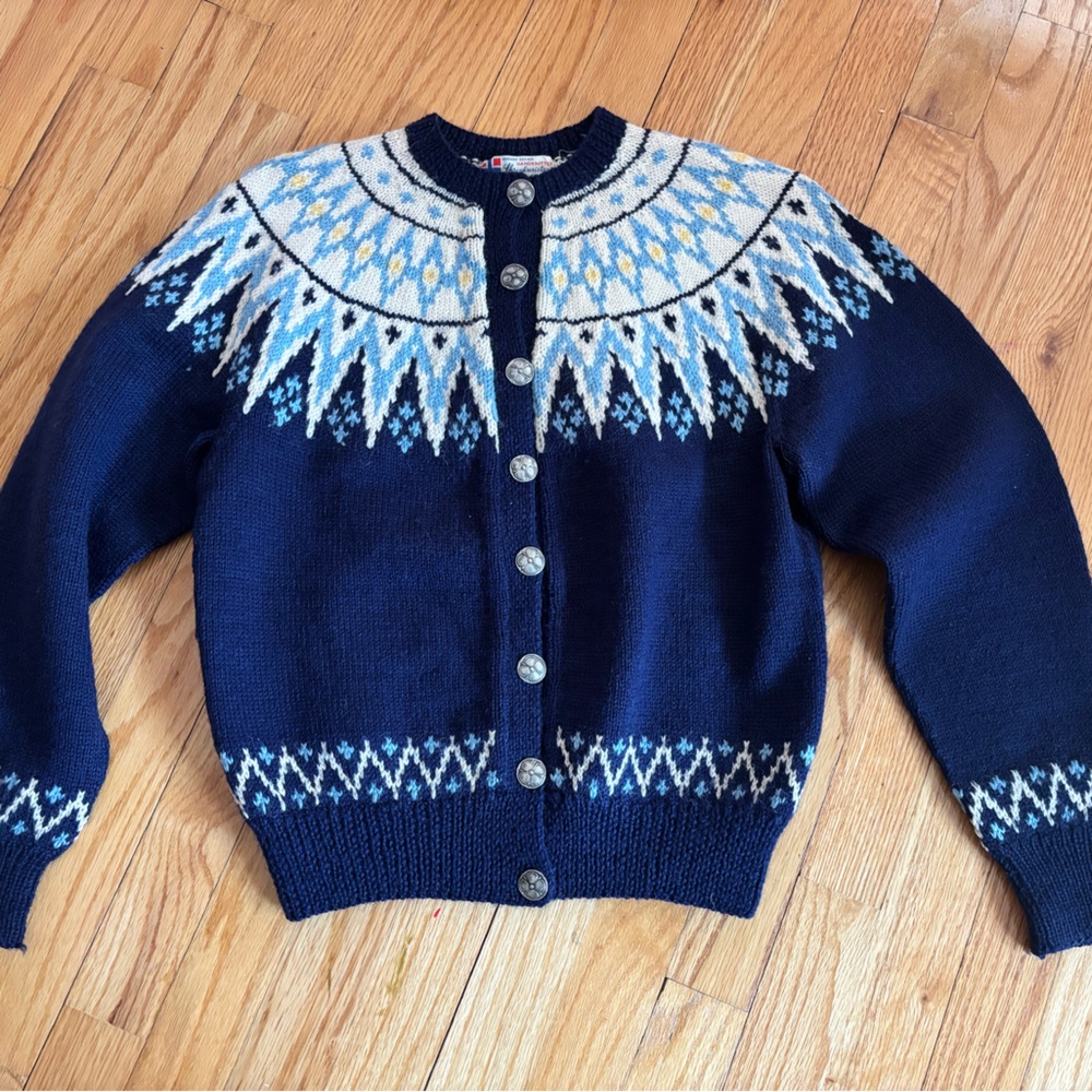 Girls Norwegian wool sweater